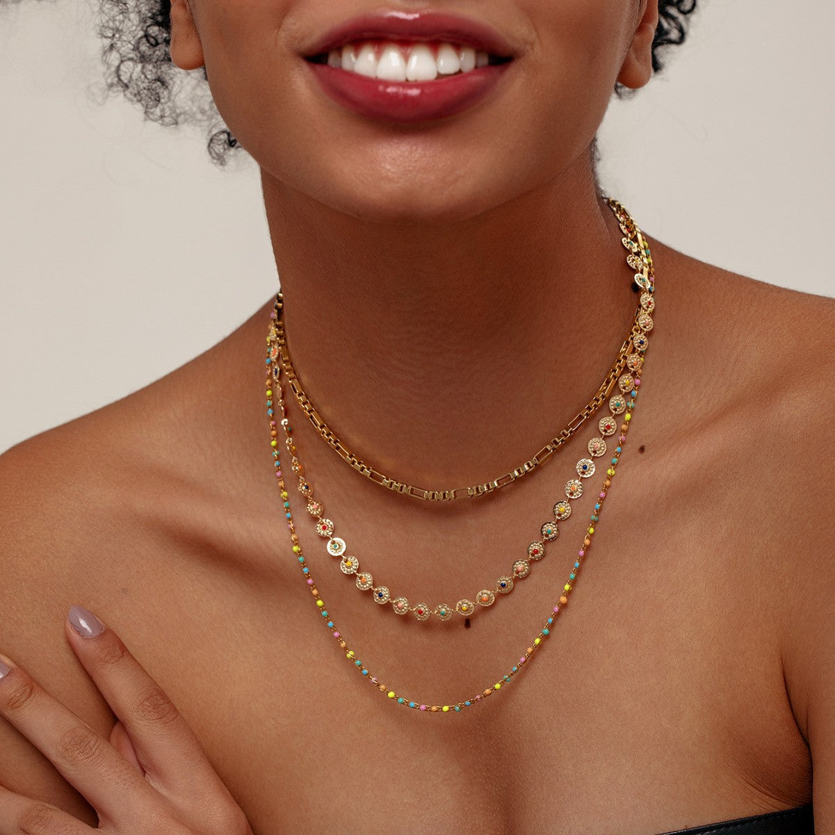 Rainbow Melody Necklace Stella Harte