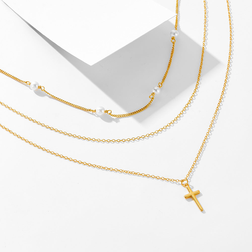 Auric Pearl Sonata Layer Necklace Stella Harte