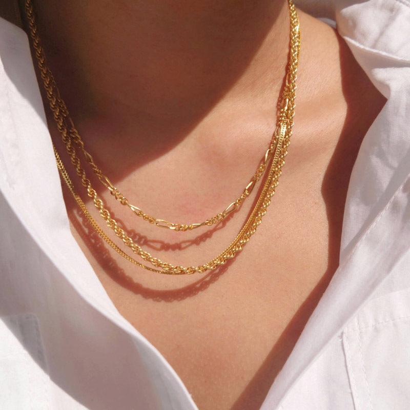 Ethereal Gold Tides Necklace Stella Harte