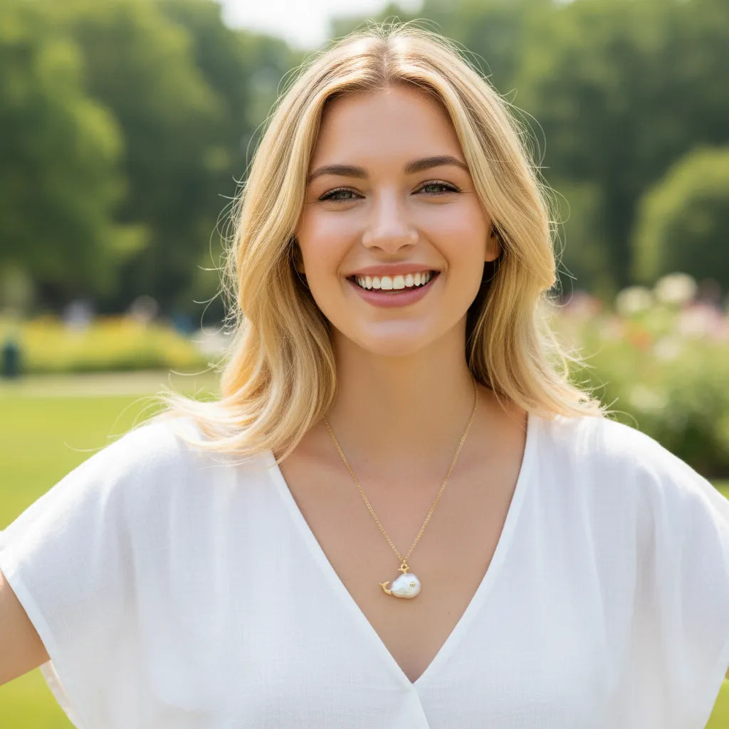Pearlfin Dreamer Necklace Stella Harte