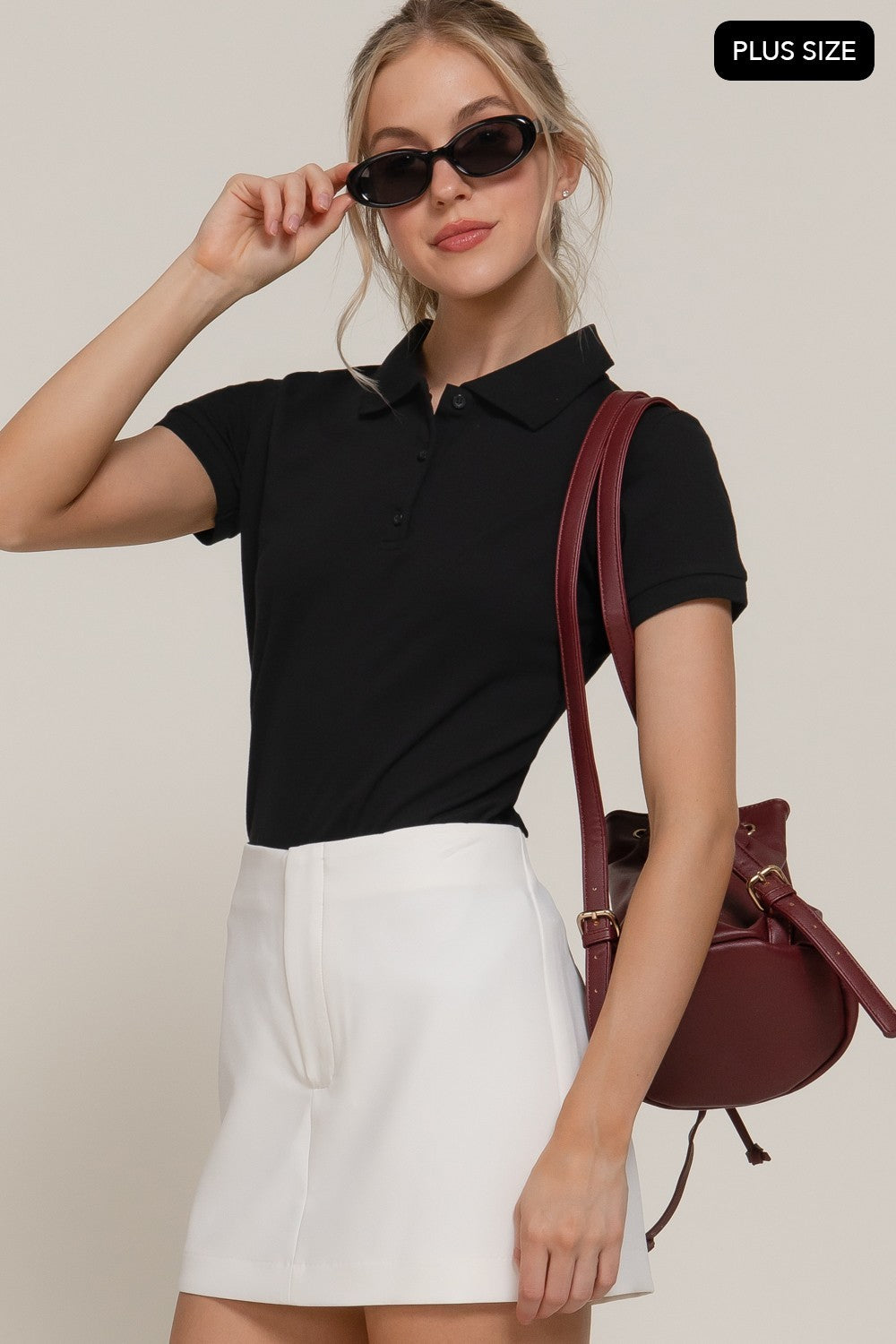 Short Sleeve Classic Pique Polo Top