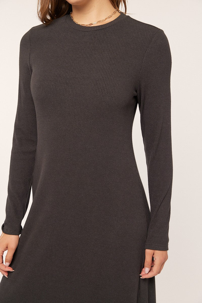 Ribbed Soft Knit Dress