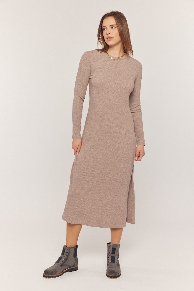 Ribbed Soft Knit Dress