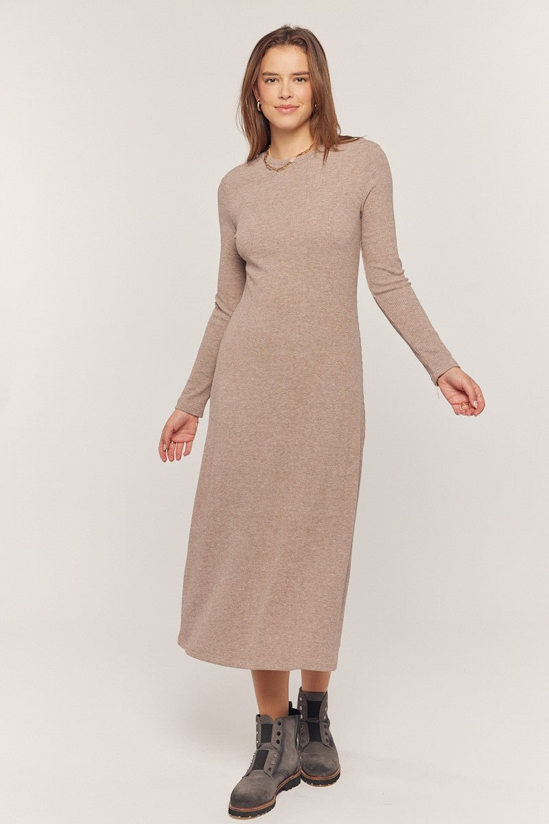Ribbed Soft Knit Dress