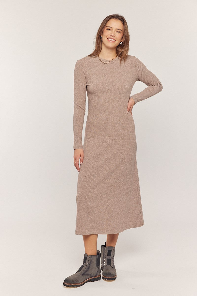 Ribbed Soft Knit Dress