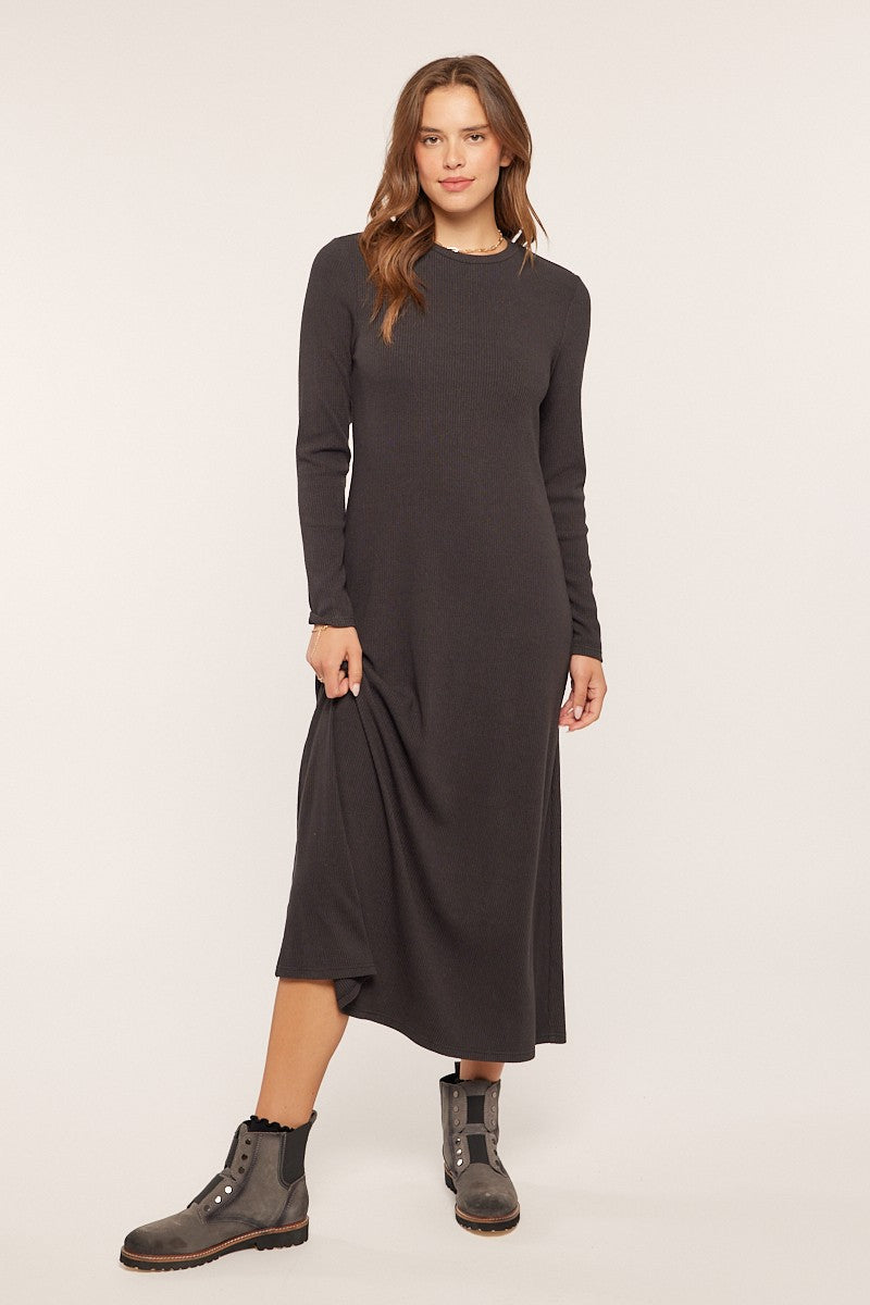 Ribbed Soft Knit Dress