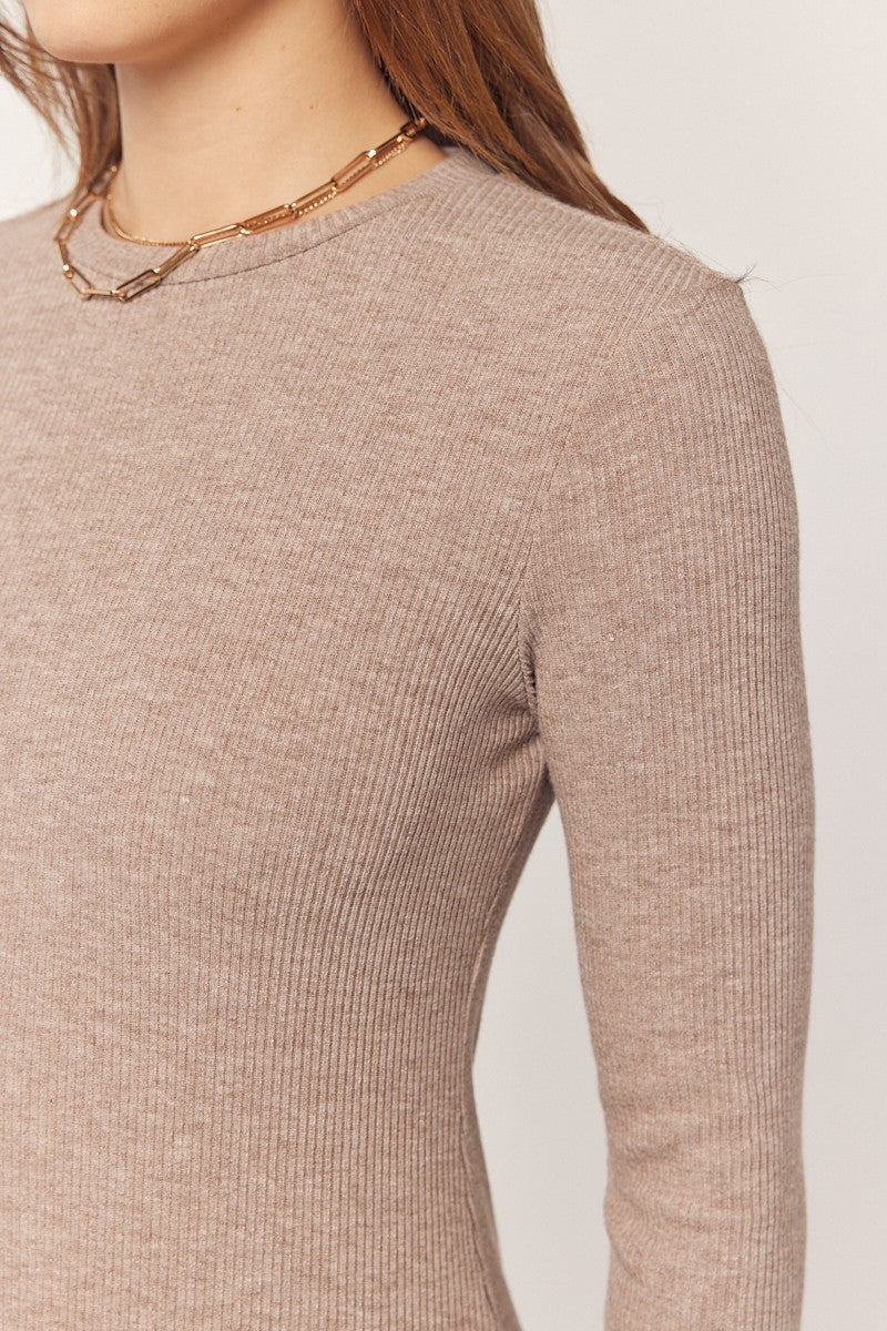 Ribbed Soft Knit Dress