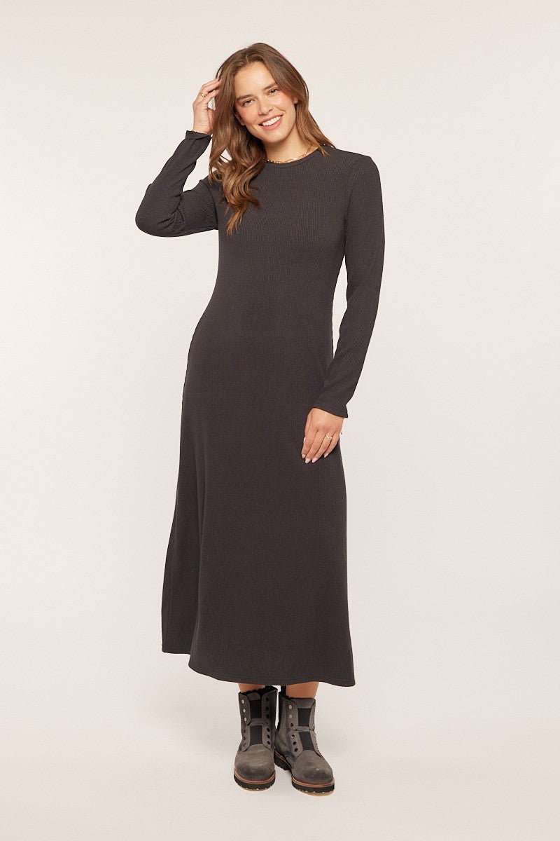 Ribbed Soft Knit Dress