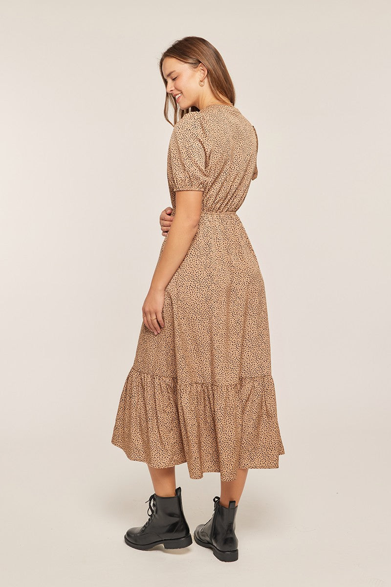 Printed Button Down Dress