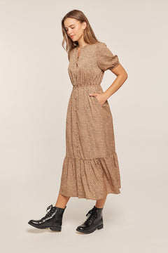 Printed Button Down Dress