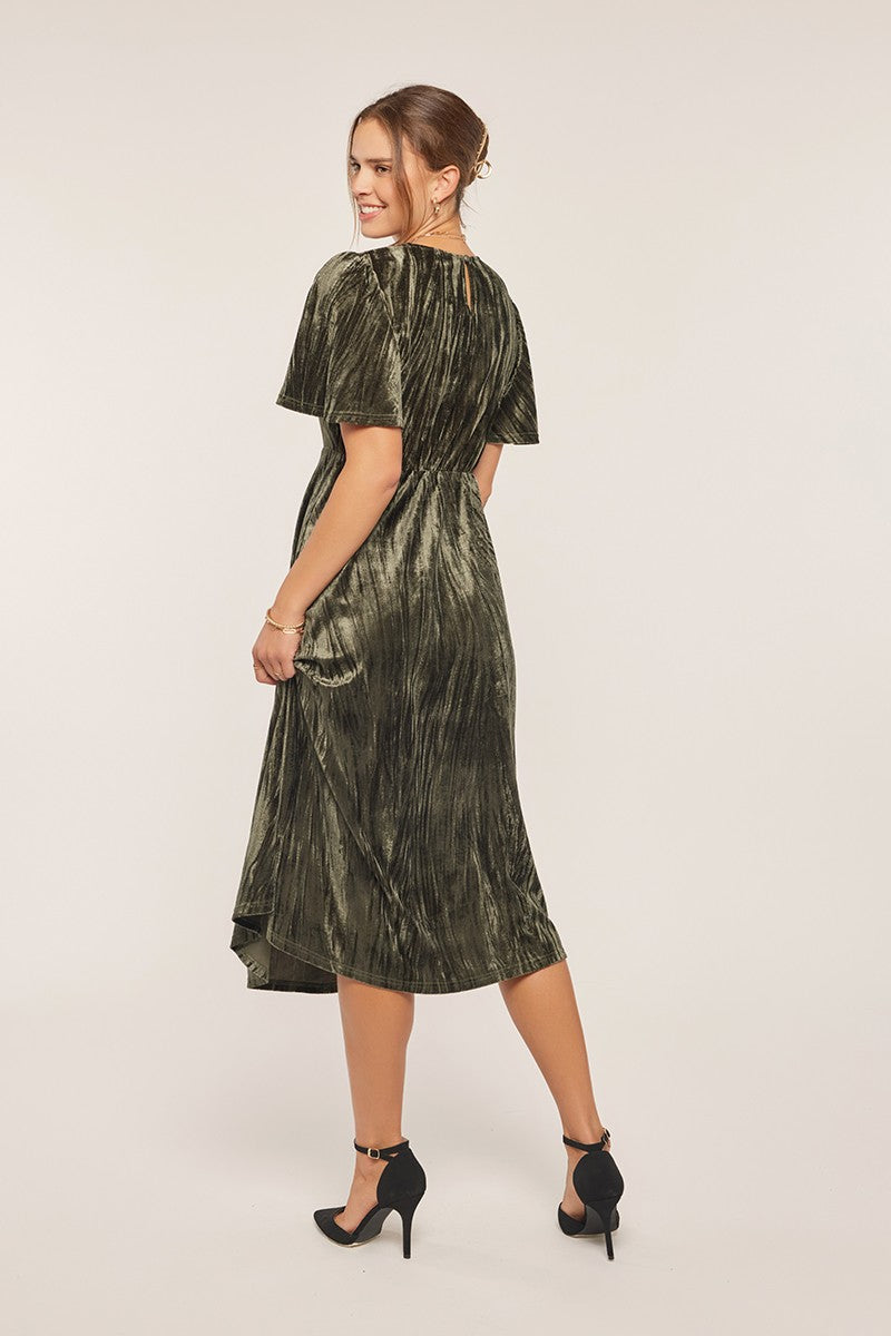 Classic Velvet A-line Dress Plus Size