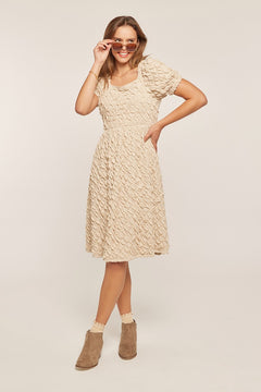 Textured Knit Mini Dress