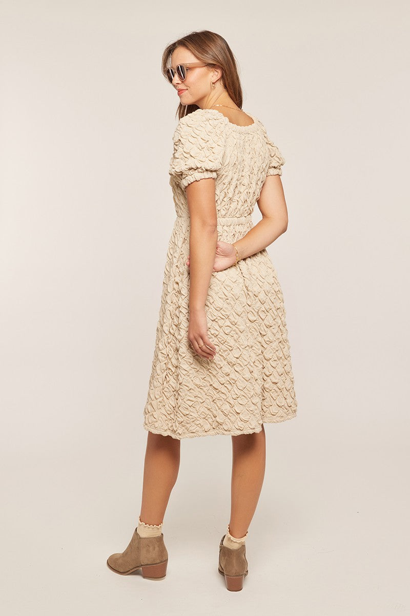 Textured Knit Mini Dress