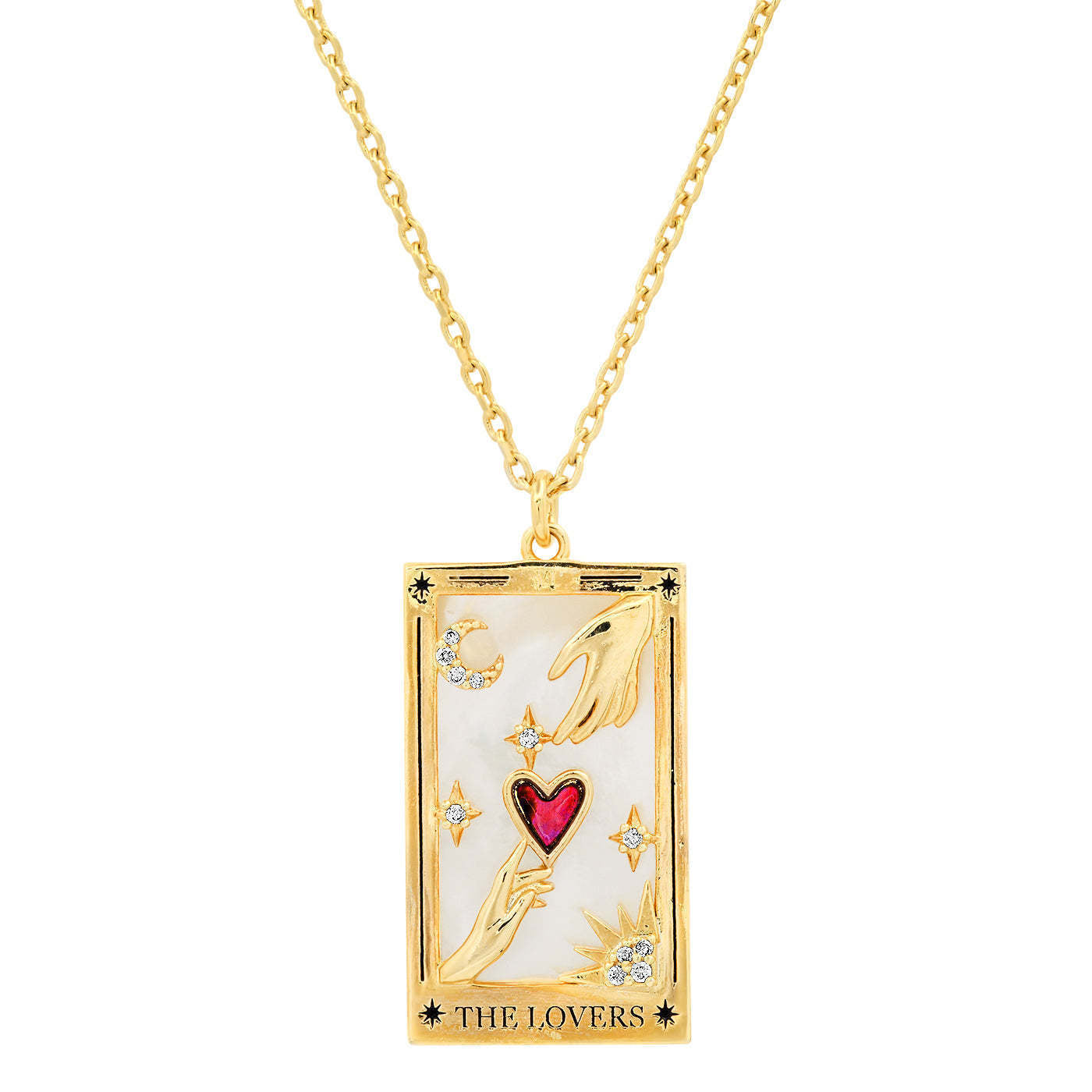 Celestial Tarot Charm Necklace Stella Harte