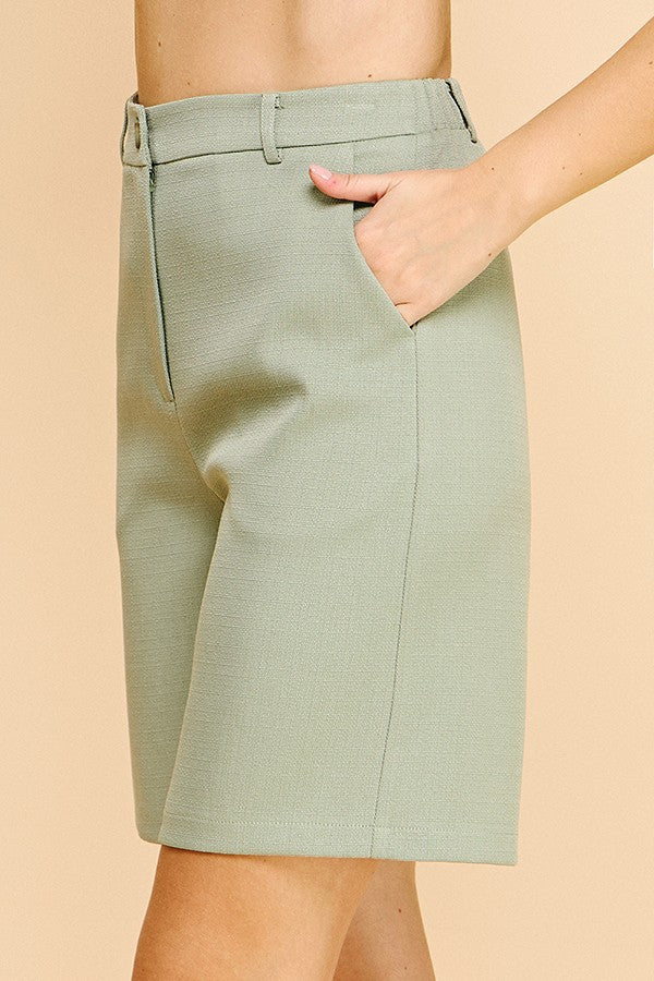 Tweed Bermuda Shorts