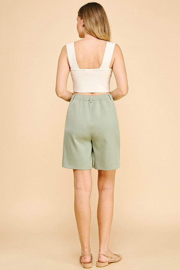 Tweed Bermuda Shorts