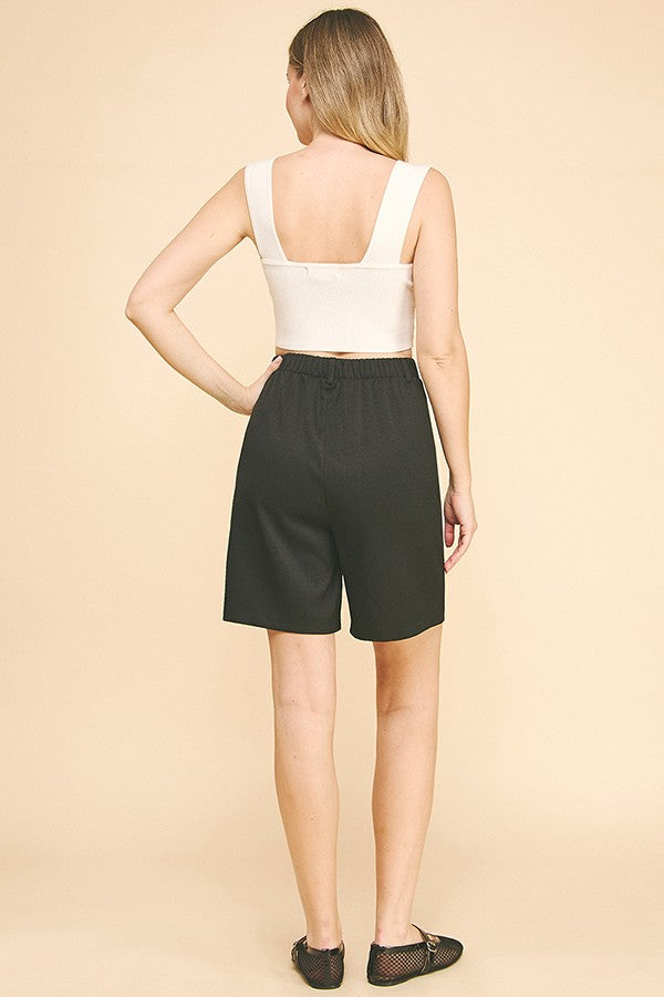 Tweed Bermuda Shorts