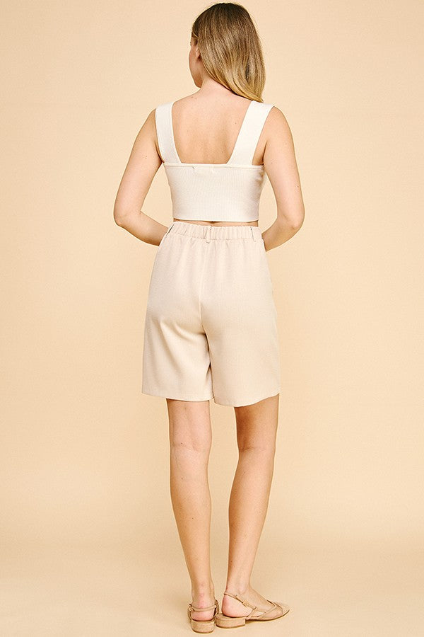 Tweed Bermuda Shorts