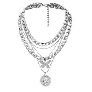 Golden Divinity Layered Necklace