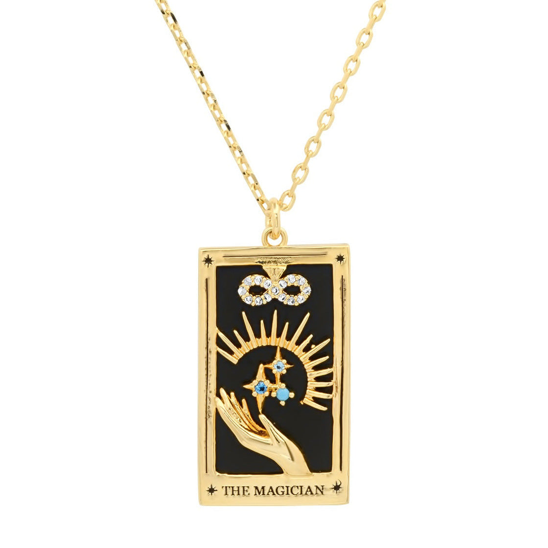 Celestial Tarot Charm Necklace