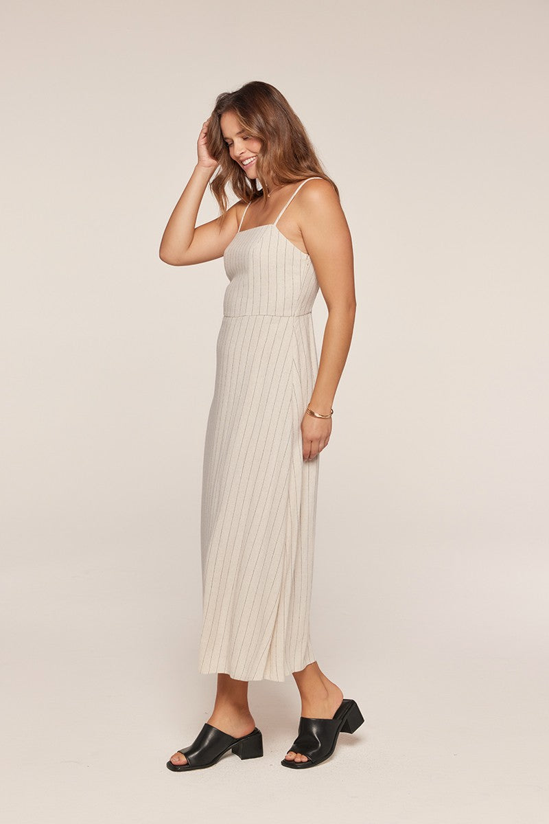 Spaghetti Strap Striped Dress