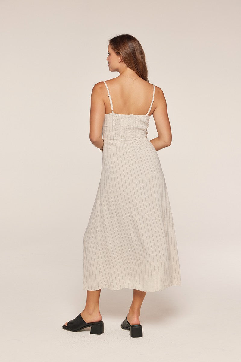 Spaghetti Strap Striped Dress