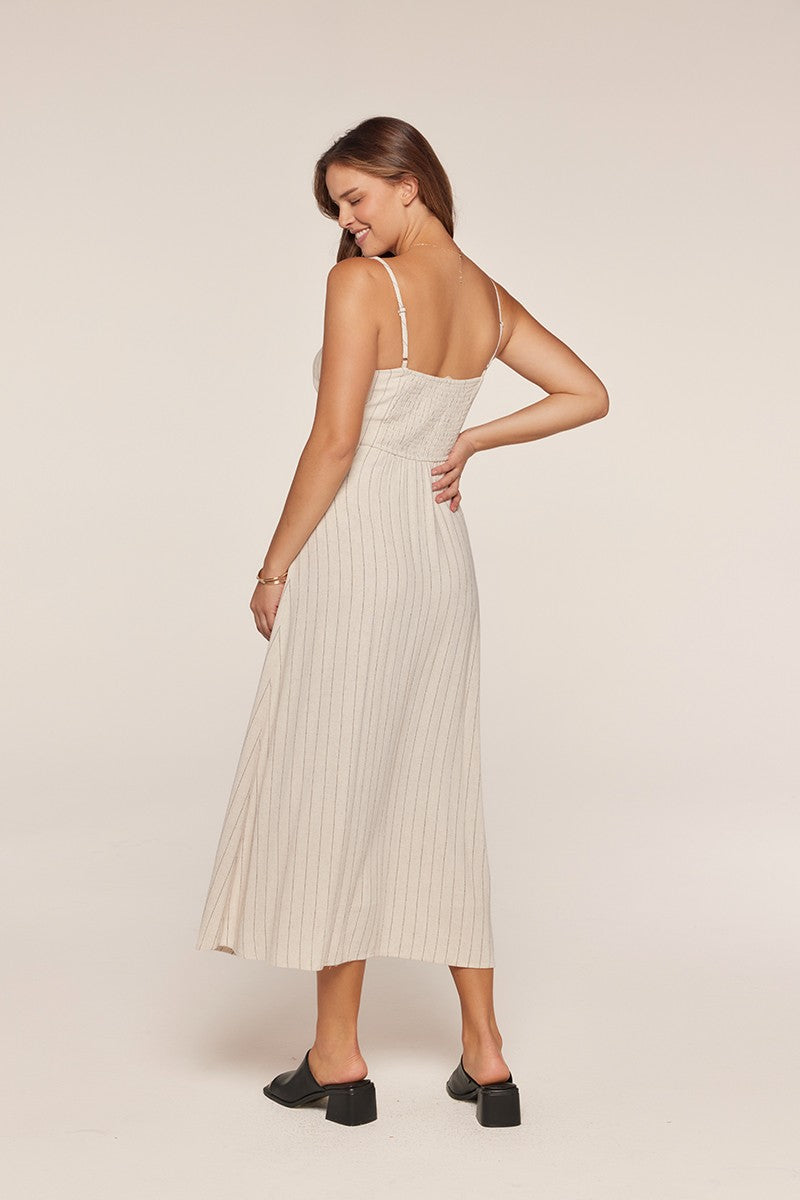 Spaghetti Strap Striped Dress