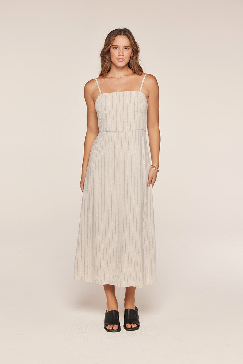Spaghetti Strap Striped Dress