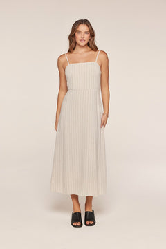 Spaghetti Strap Striped Dress