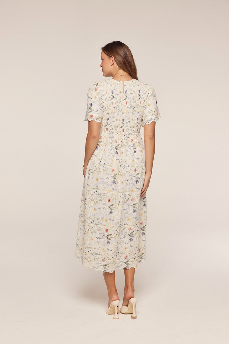 Embroidered Floral Dress