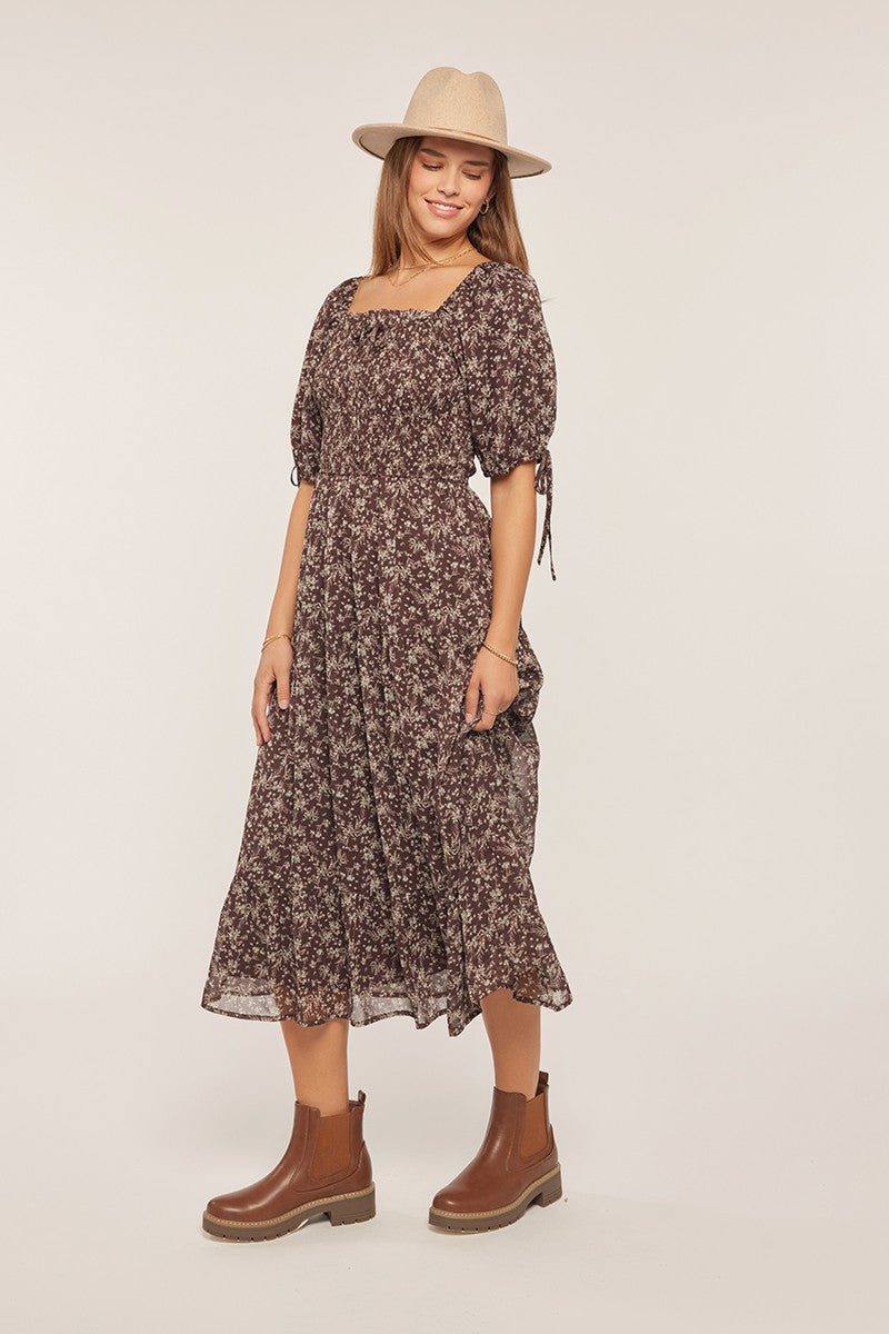 Dreamy Floral Chiffon Dress