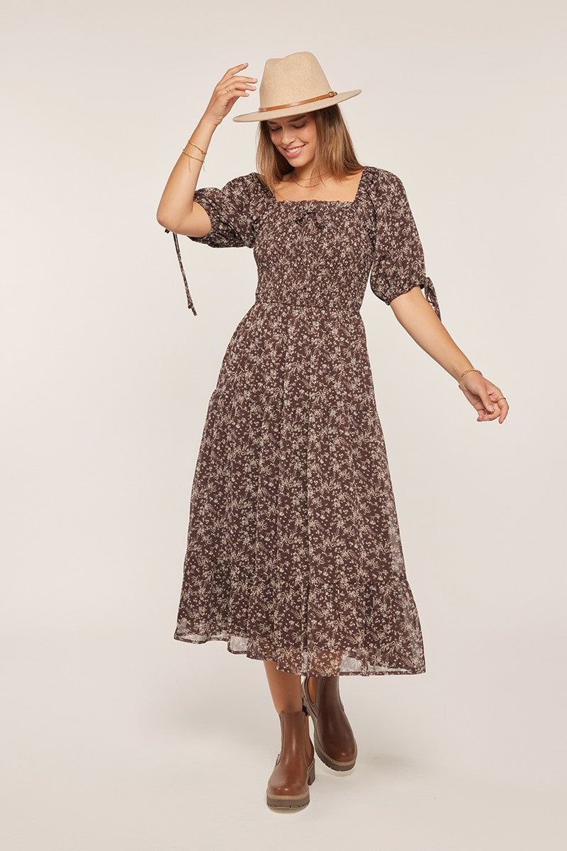 Dreamy Floral Chiffon Dress