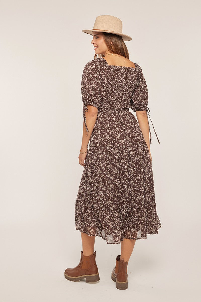Dreamy Floral Chiffon Dress
