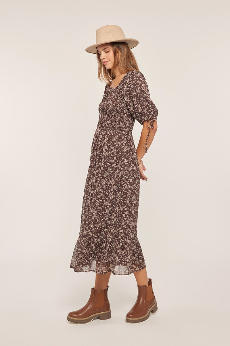 Dreamy Floral Chiffon Dress