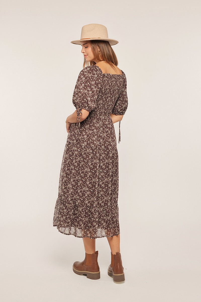 Dreamy Floral Chiffon Dress