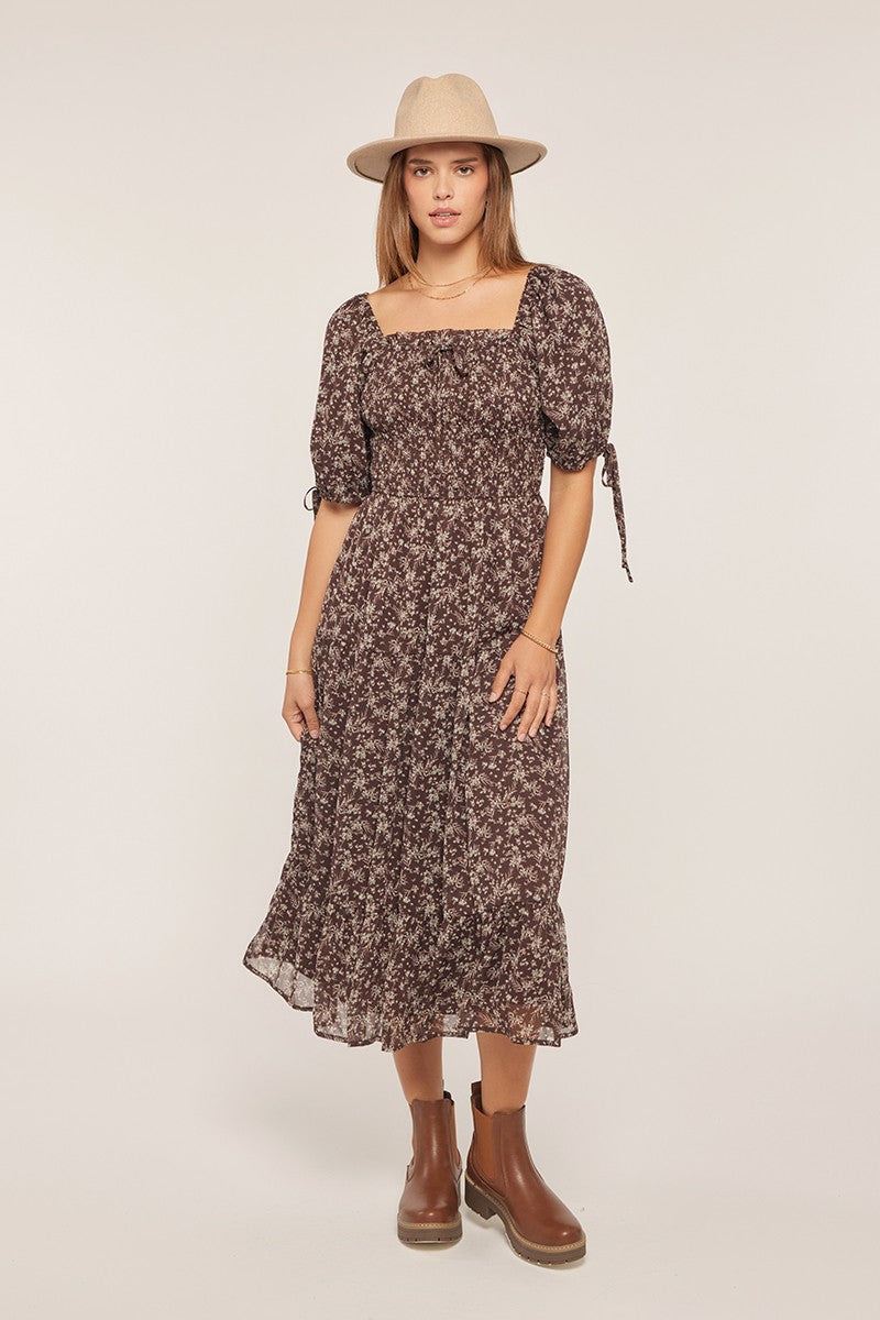 Dreamy Floral Chiffon Dress