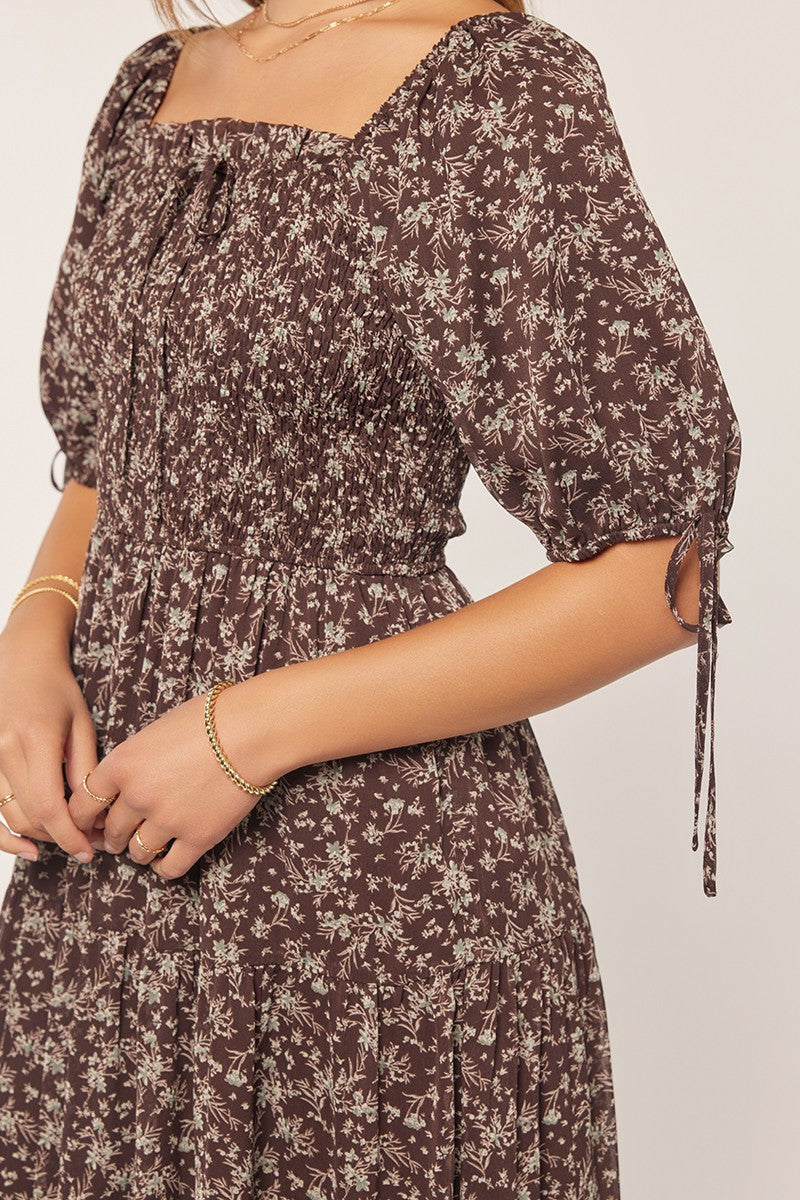 Dreamy Floral Chiffon Dress