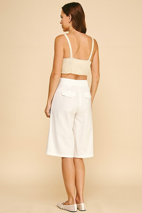 Linen Riviera Capri Bermuda Shorts