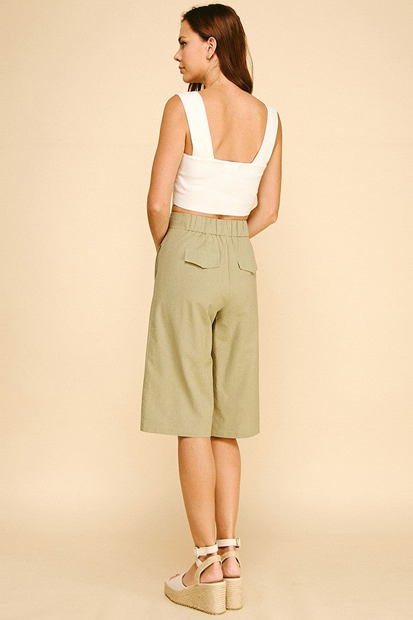 Linen Riviera Capri Bermuda Shorts