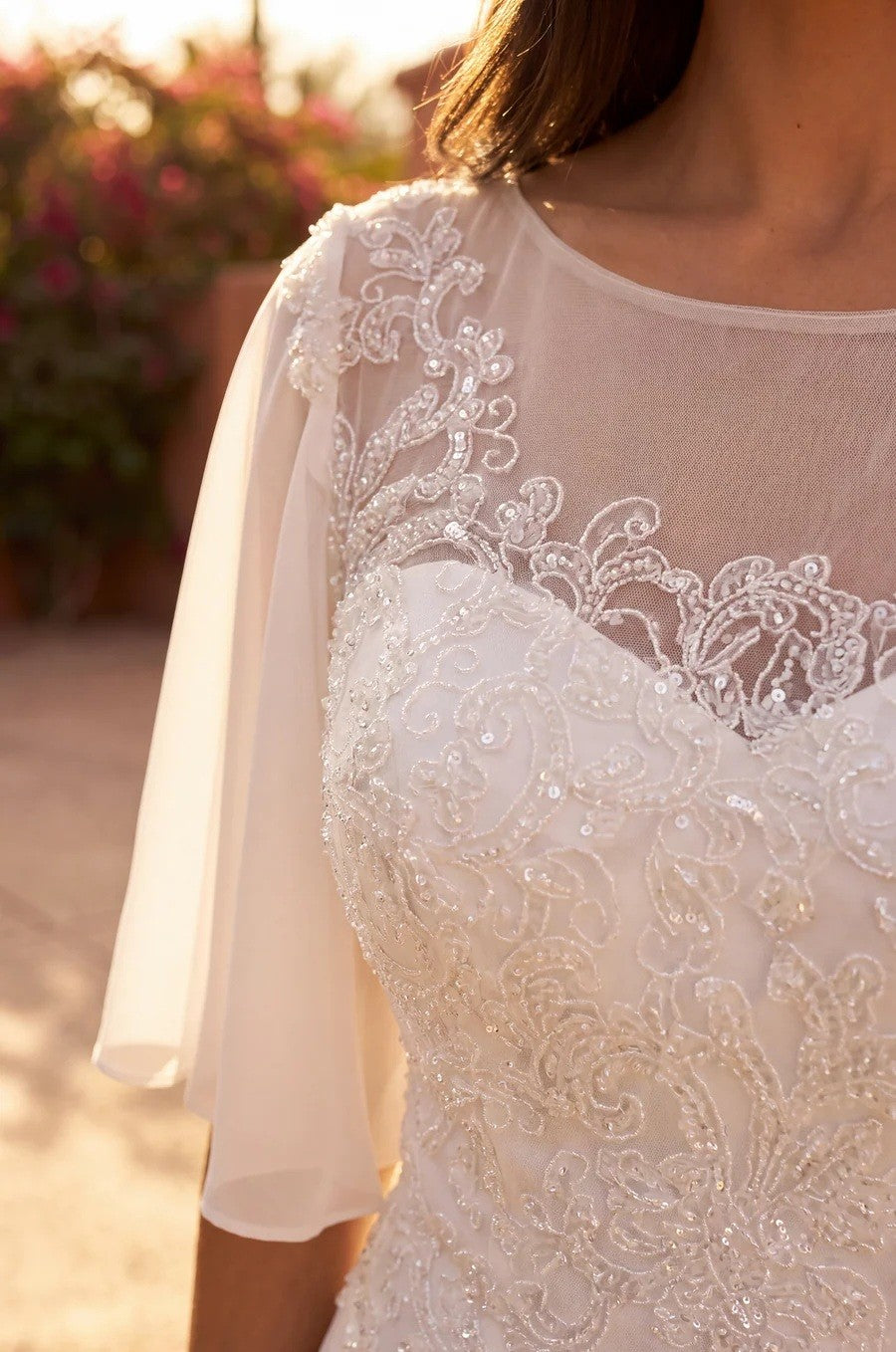 Short Sleeve Mother Of The Bride Dress