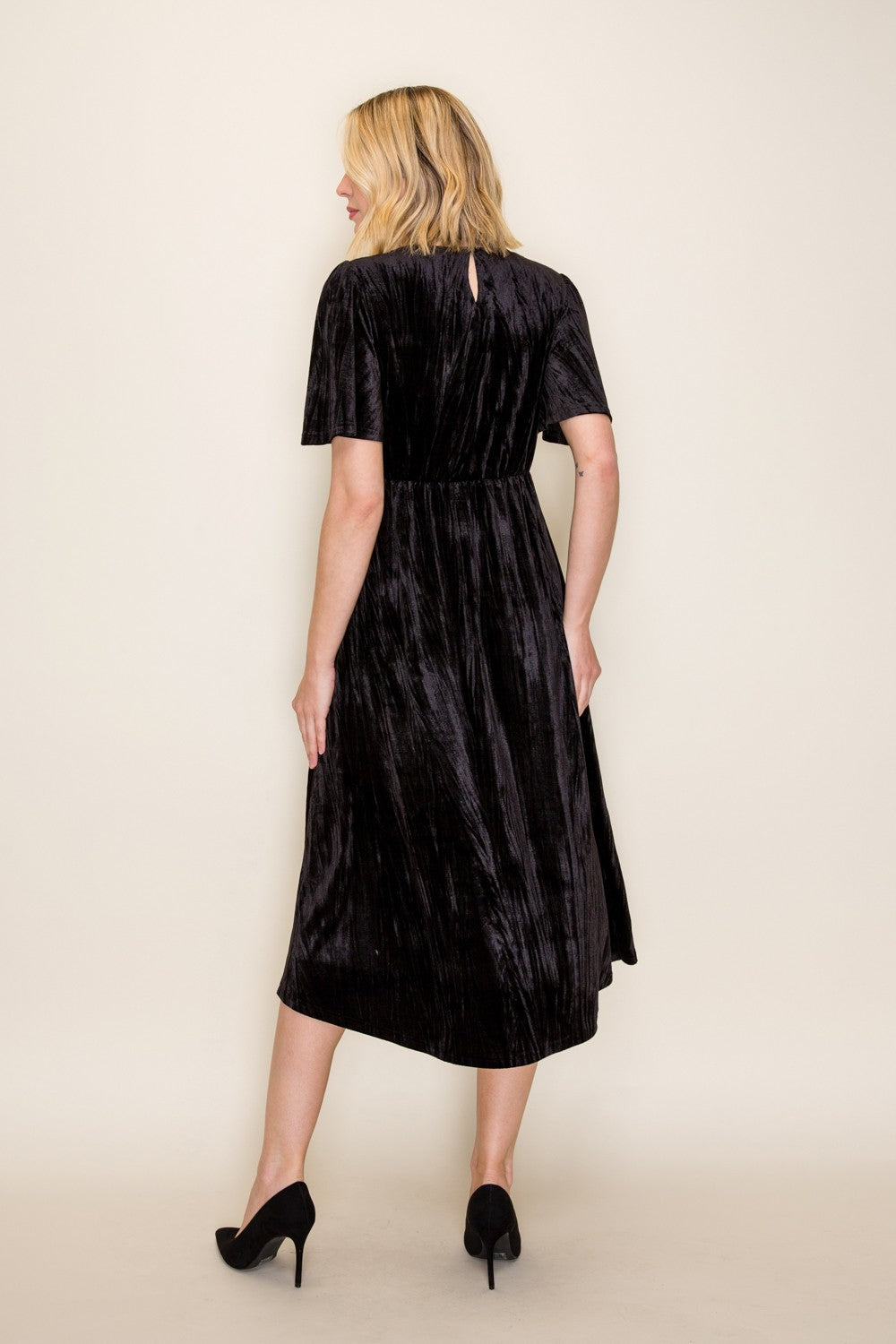 Classic Velvet A-line Dress Plus Size