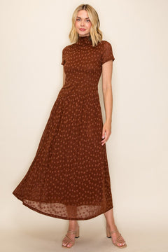 Asymmetrical Drop Ditsy Floral Dress