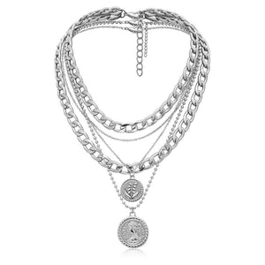 Golden Divinity Layered Necklace