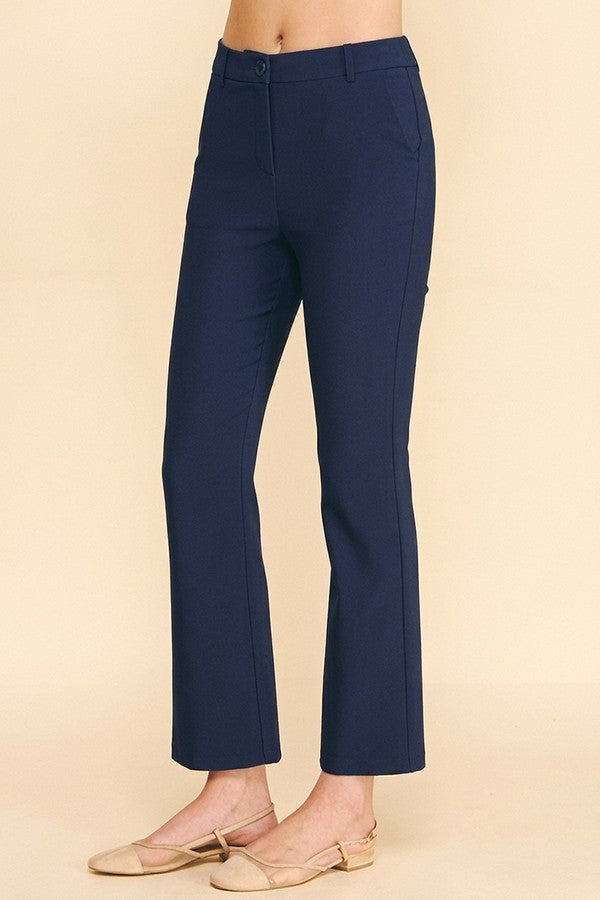Twill Classic Flared Trousers