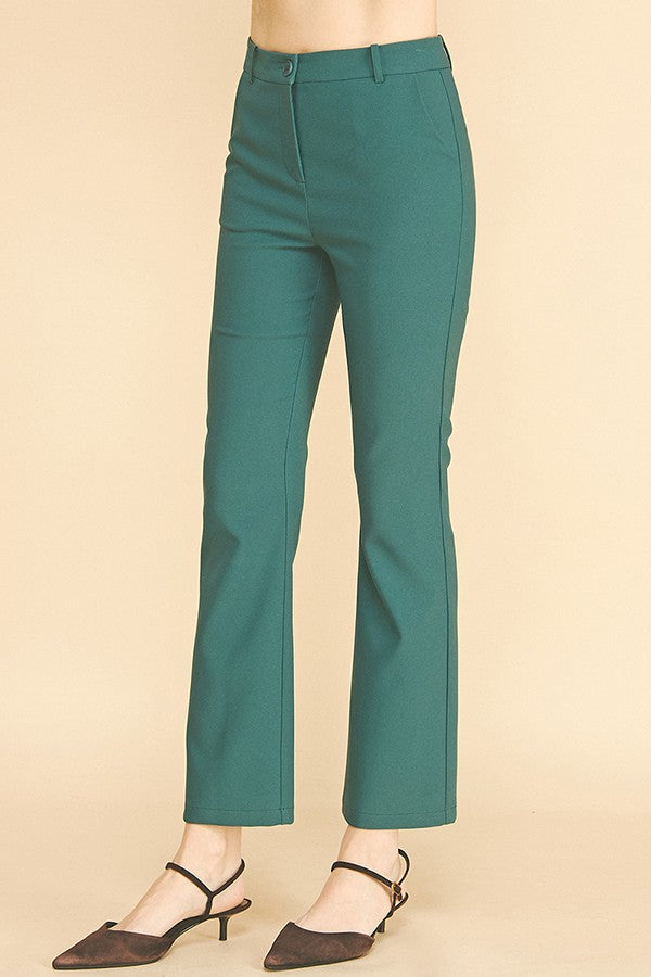 Twill Classic Flared Trousers