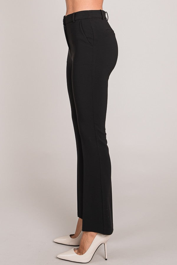 Twill Classic Flared Trousers