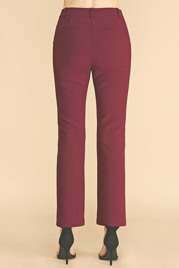 Twill Classic Flared Trousers