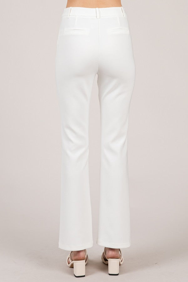 Twill Classic Flared Trousers