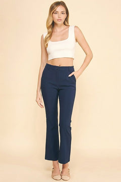 Twill Classic Flared Trousers