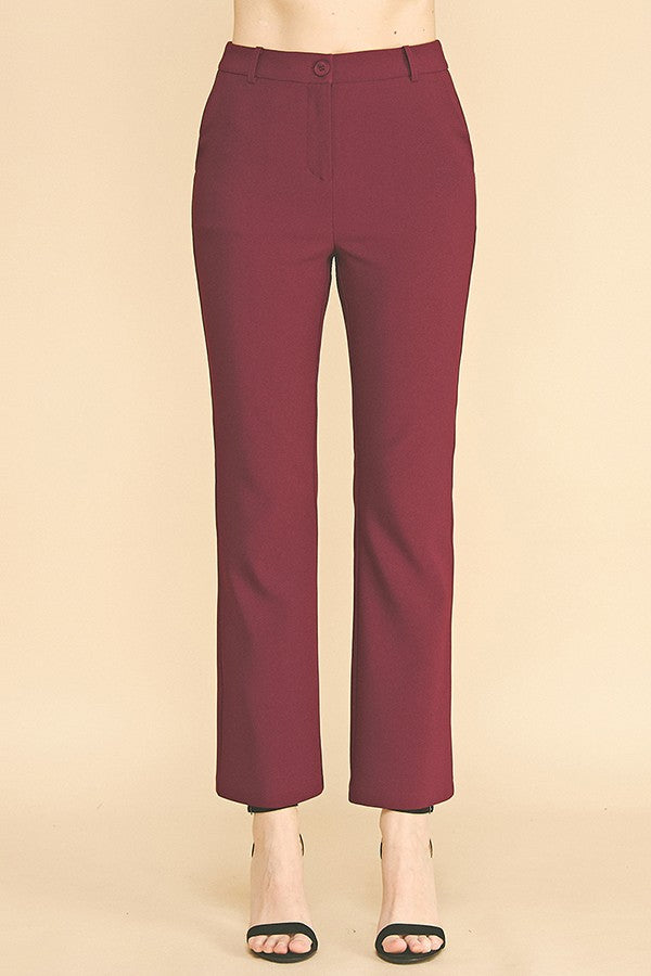 Twill Classic Flared Trousers